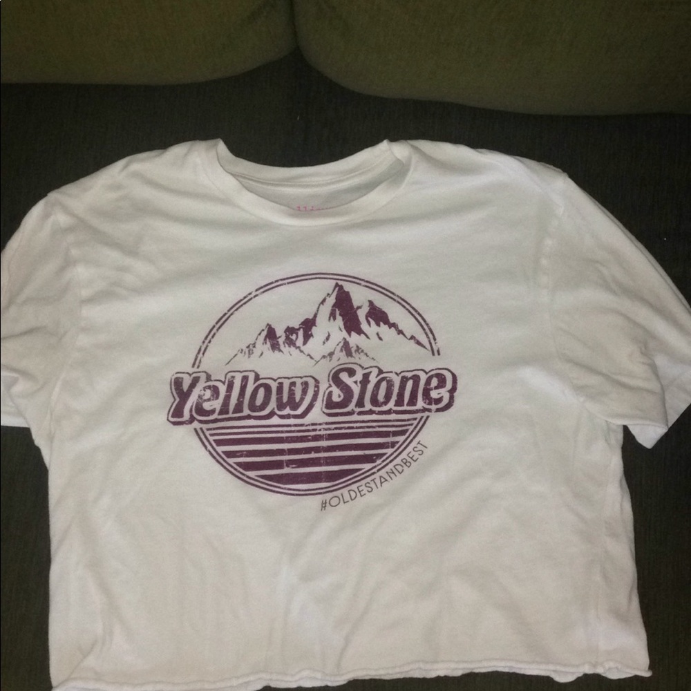 Cropped Yellowstone shirt
